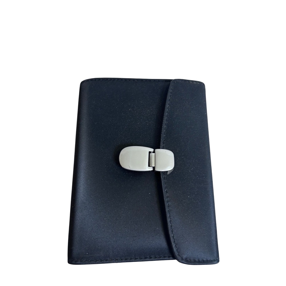 At-A-Glance Mini Personal Organizer Planner 4.5x5.5 Black Satin Address Book